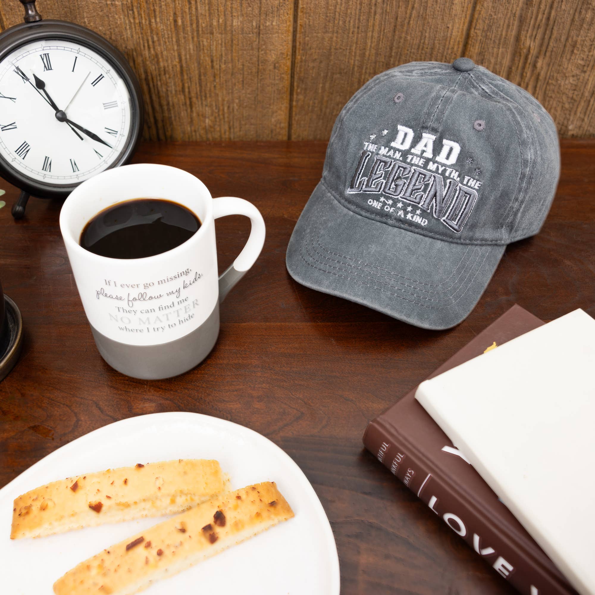 Dad - Dark Gray Washed Cotton Twill Hat