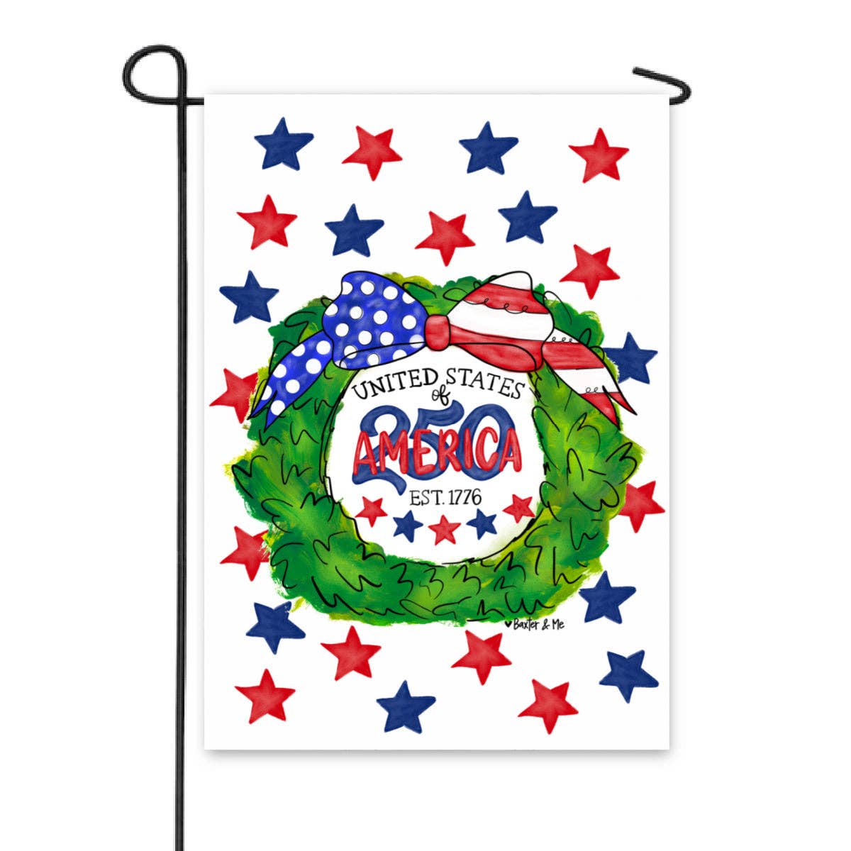 250 Years United States of  America Garden Flag