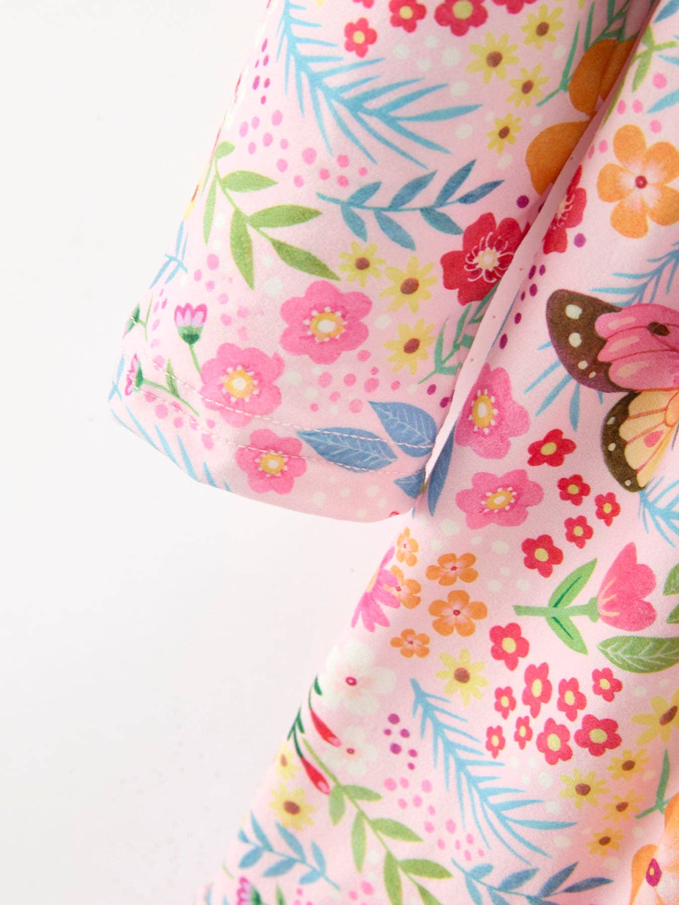 Fall Butterfly Floral Dress