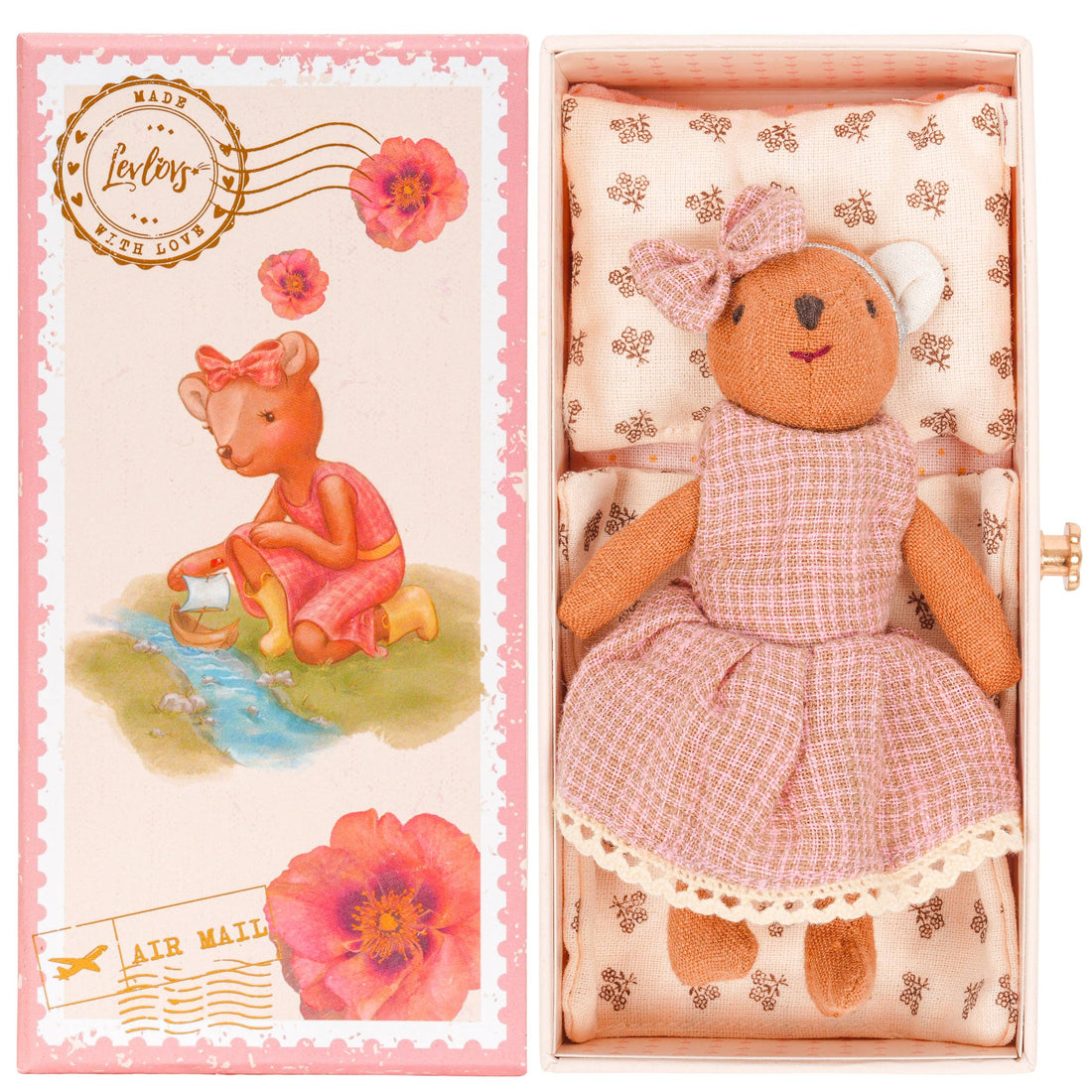 BEAR IN STAMP HOLDER Box
