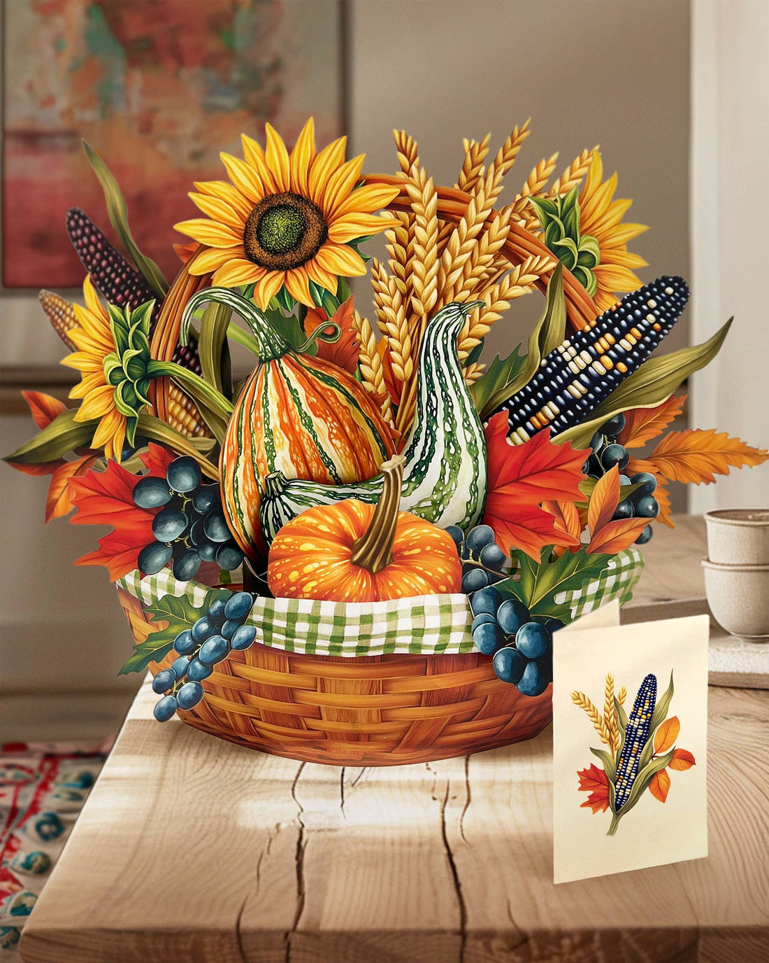 Golden Harvest (6 Pop-Up Greeting Cards)