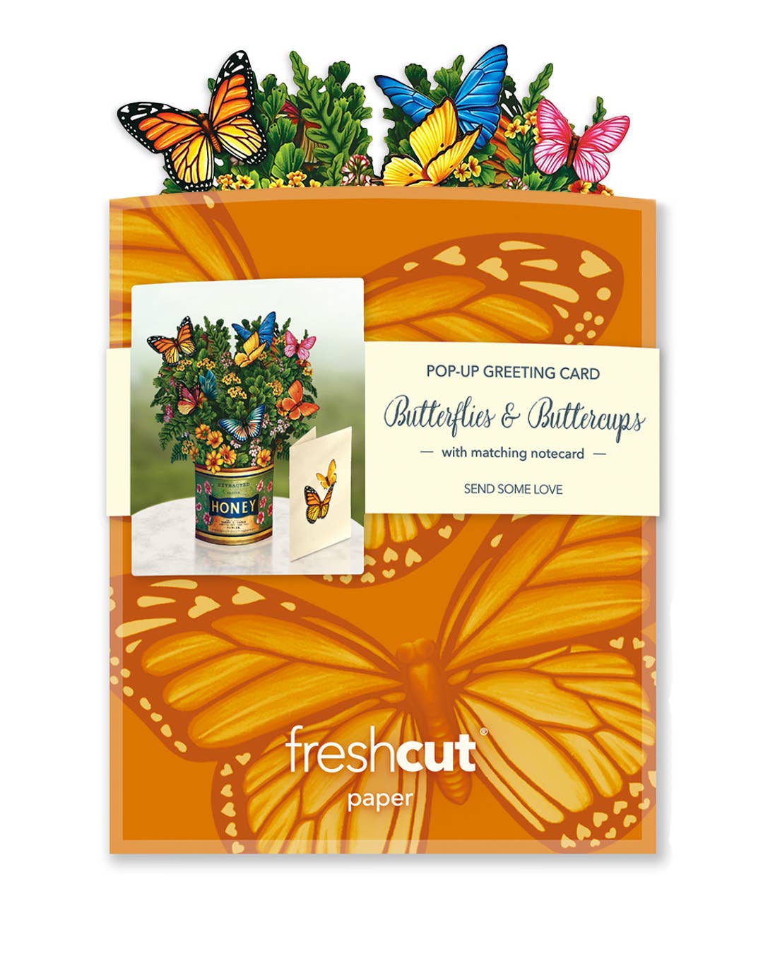 Mini Butterflies & Buttercups (10 Pop-up Greeting Cards)