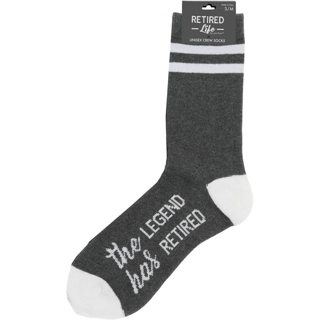 The Legend - Crew Socks, Size S/M