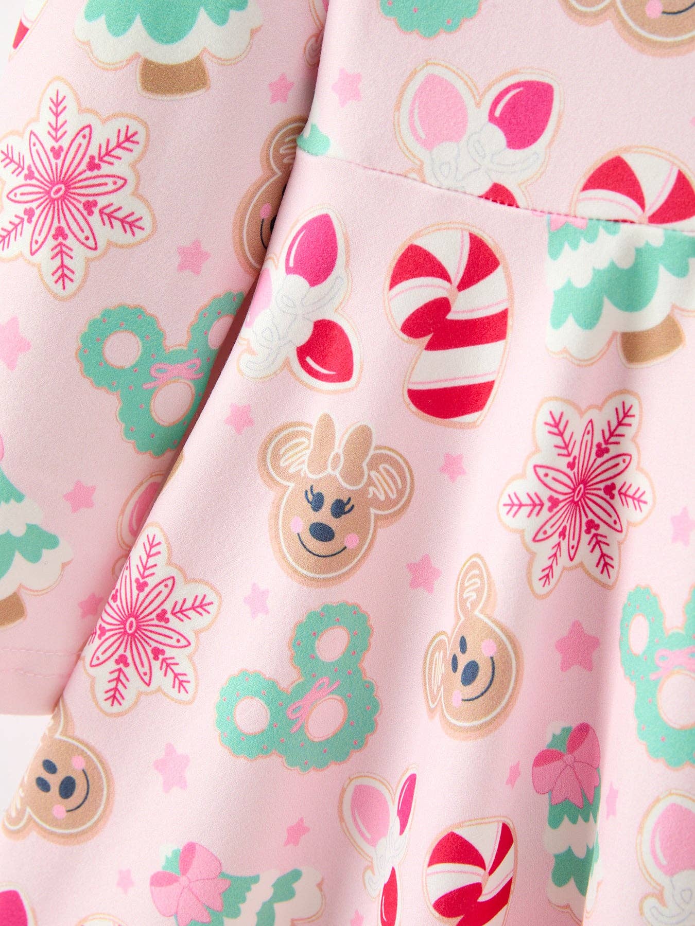 Disney Christmas Gingerbread Long Sleeve Twirl Dress