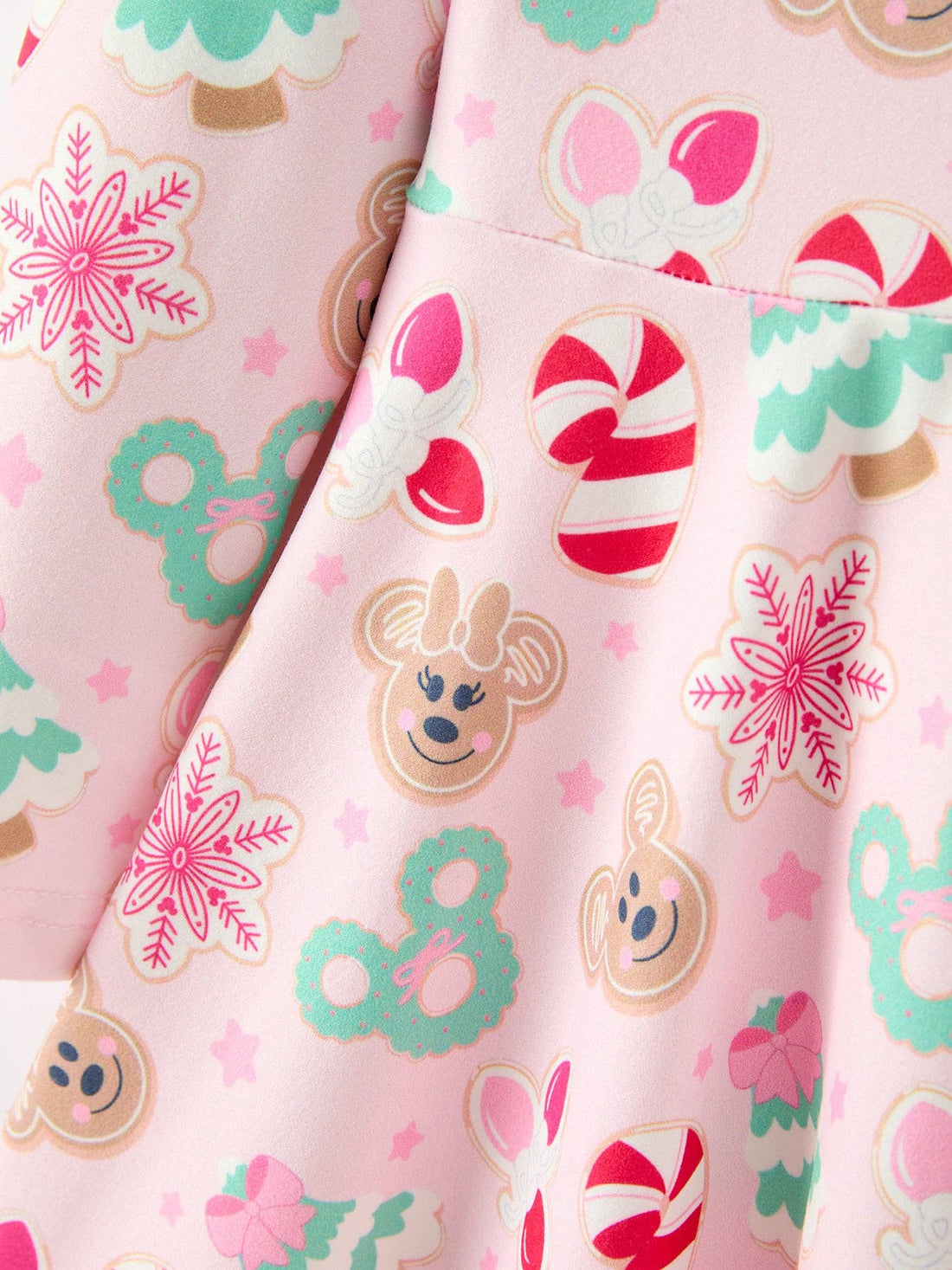 Disney Christmas Gingerbread Long Sleeve Twirl Dress