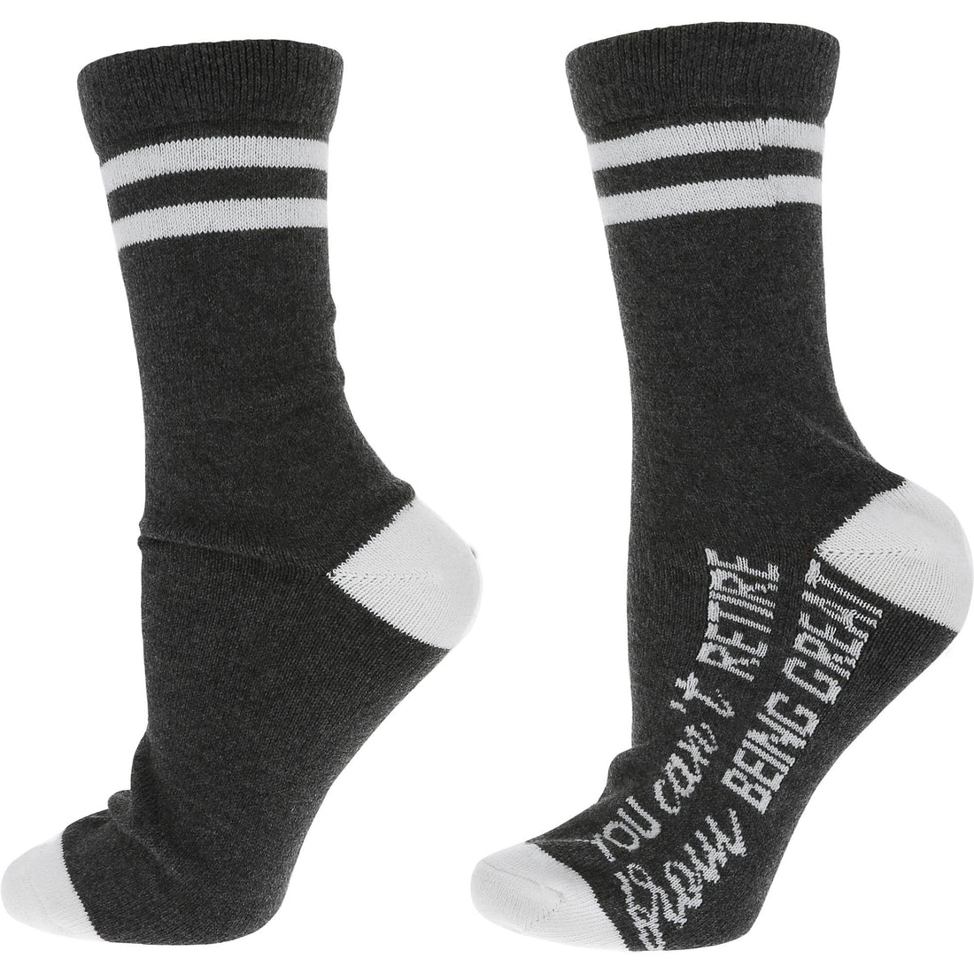 You Can't Retire - Crew Socks, Size S/M