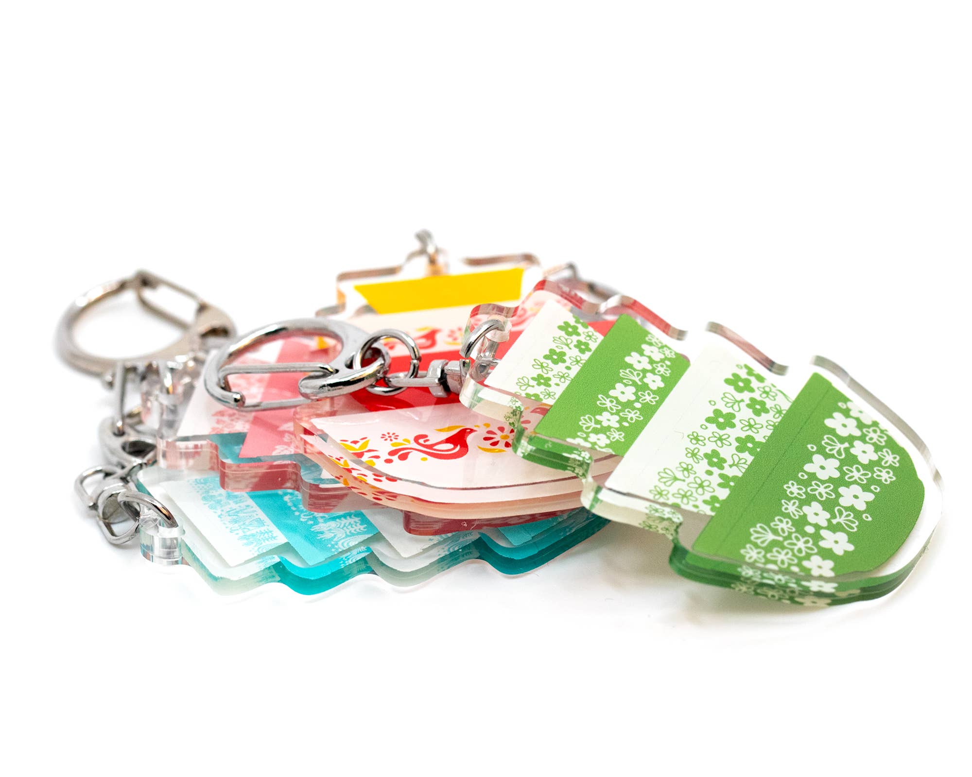Pyrex-Inspired Mixing Bowl Keychains