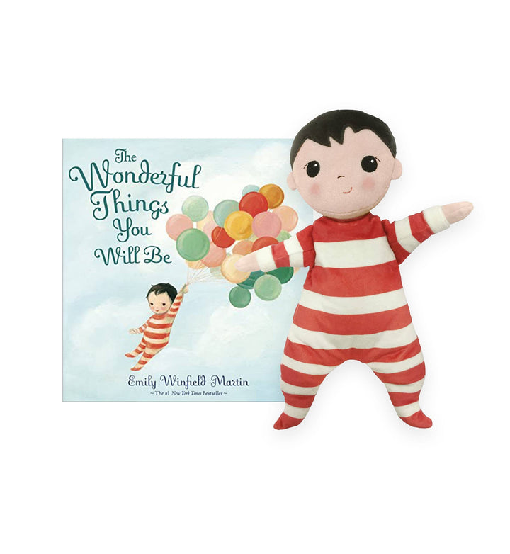 The Wonderful Things You Will Be Doll with hardcover book