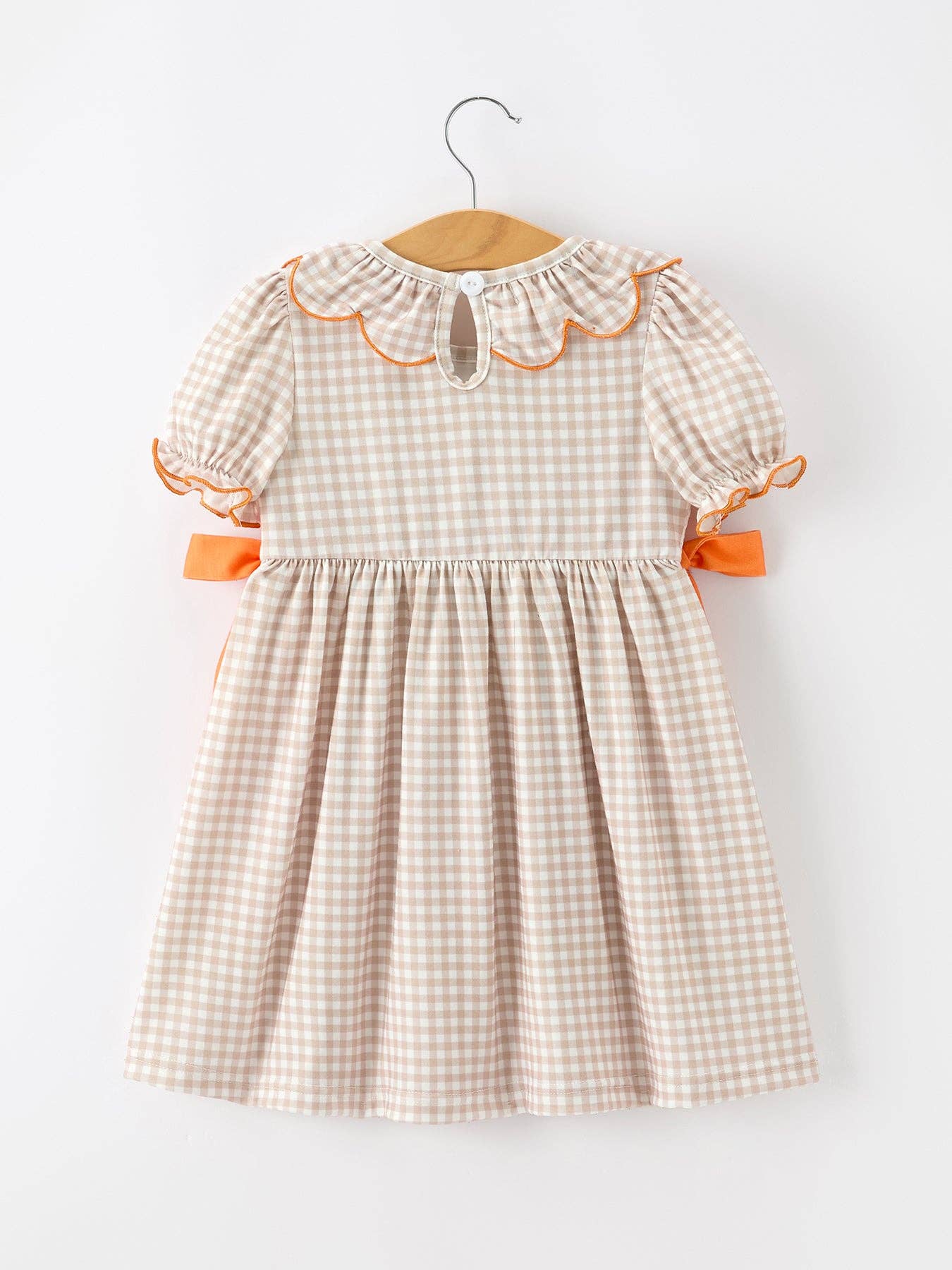 Thanksgiving Smocked Girls Dress