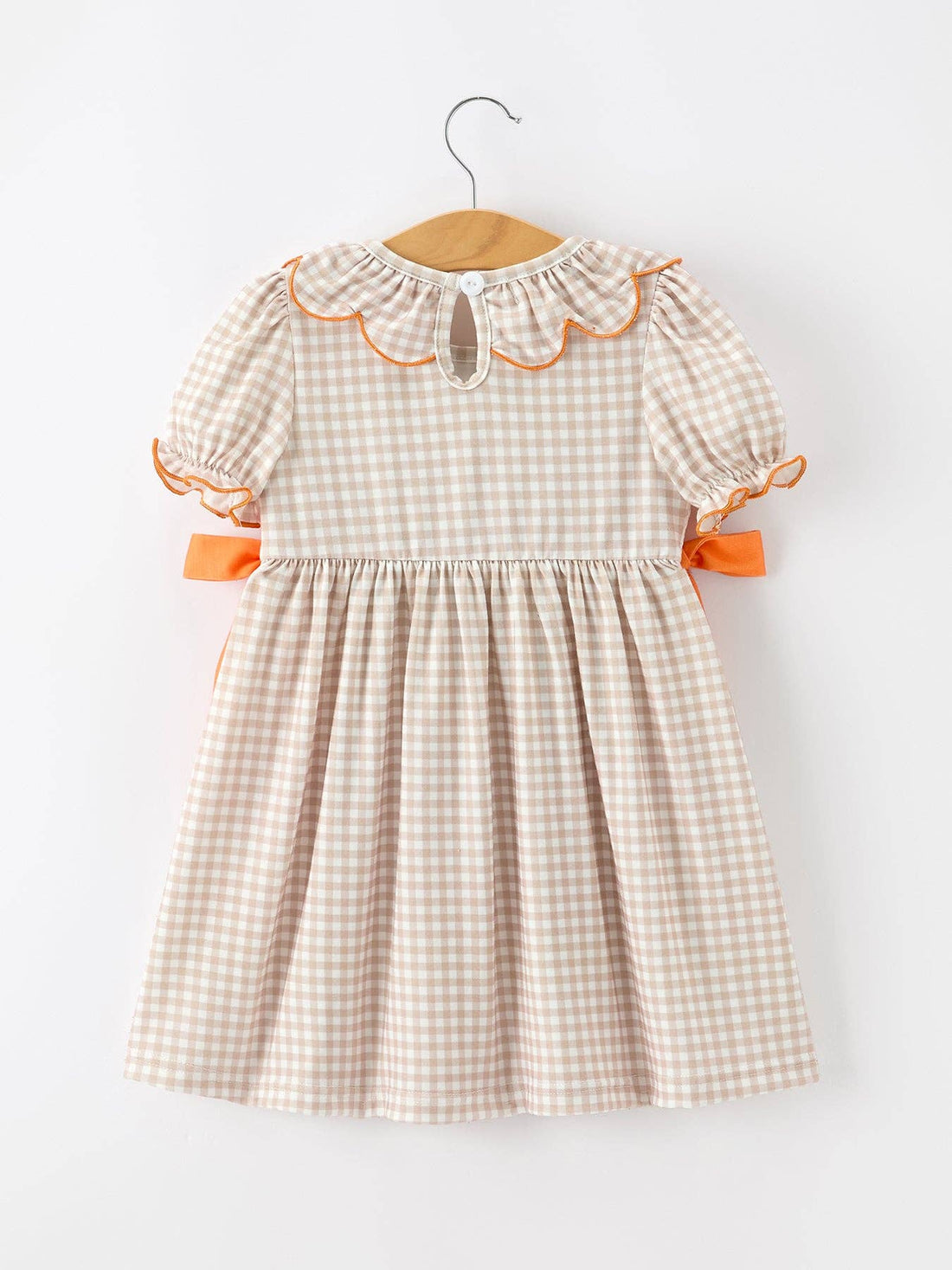 Thanksgiving Smocked Girls Dress