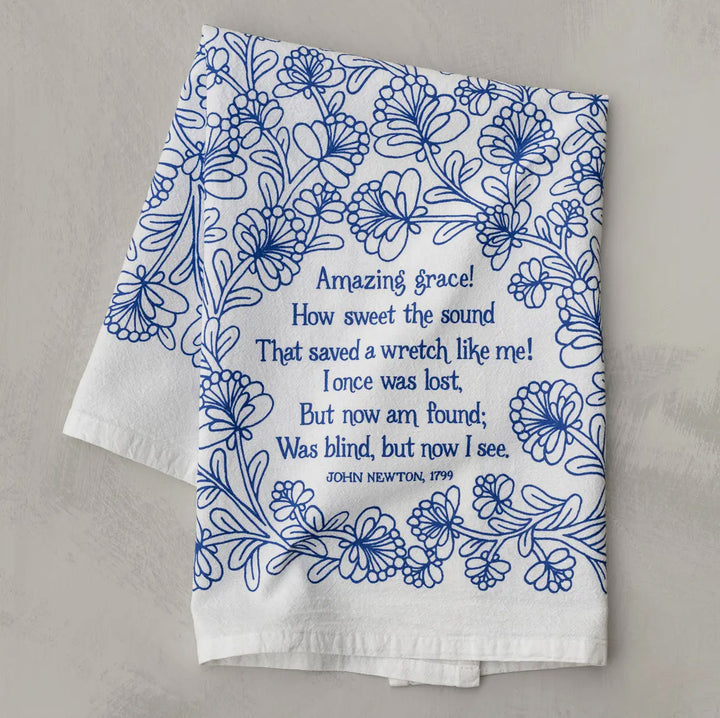 Amazing Grace Tea Towel