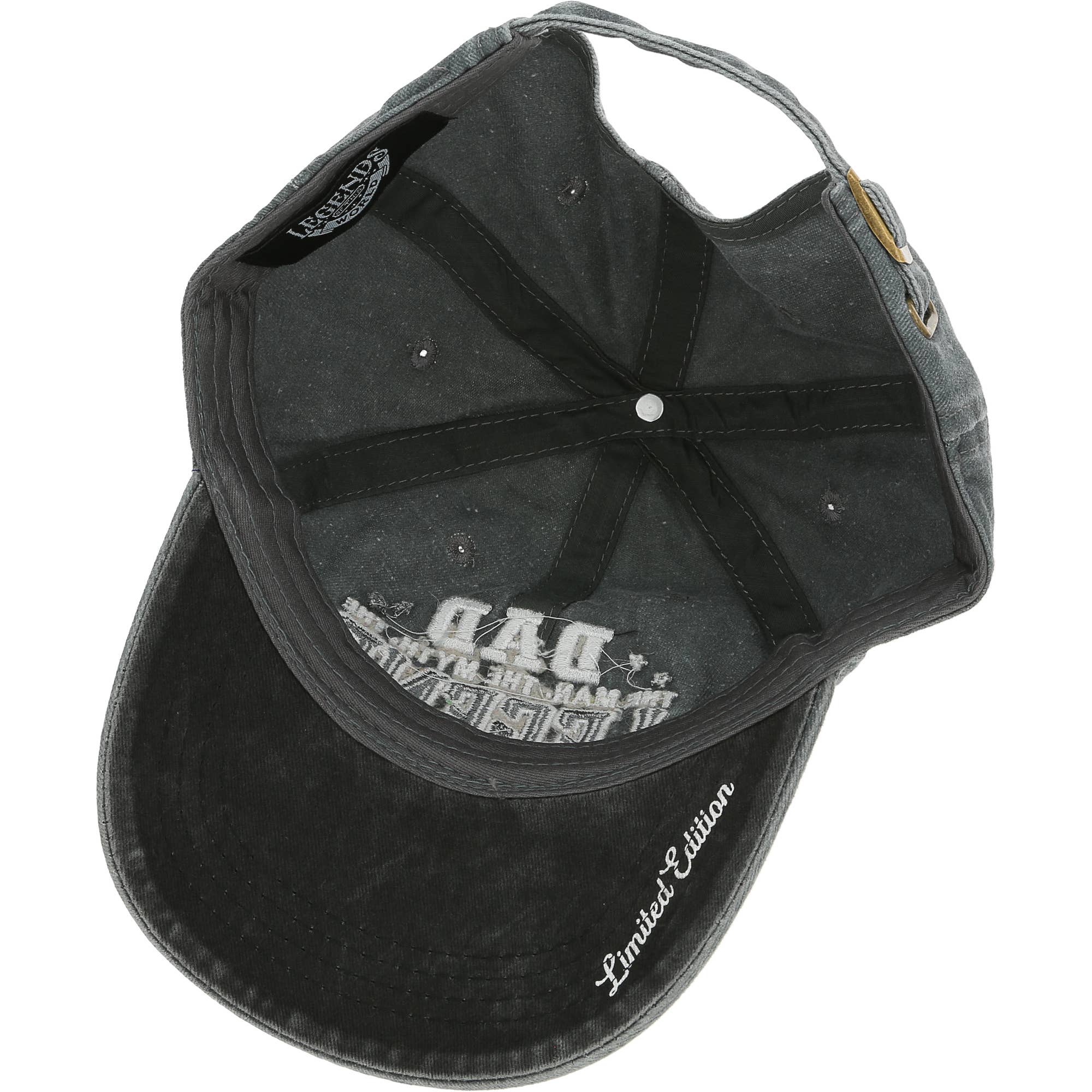 Dad - Dark Gray Washed Cotton Twill Hat