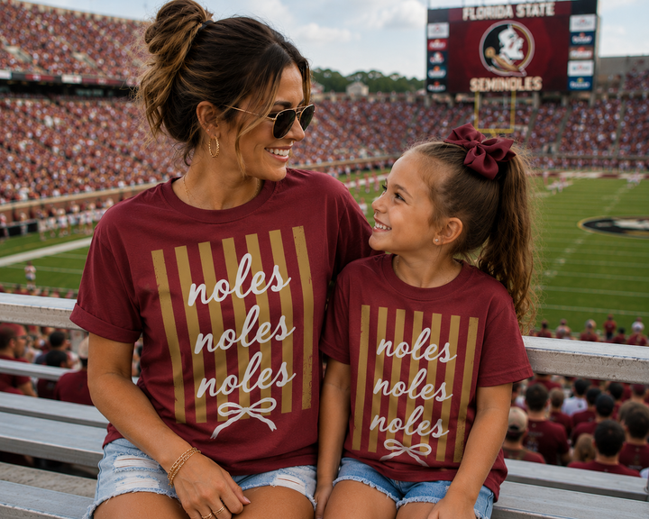 Noles Stripe Graphic Tee