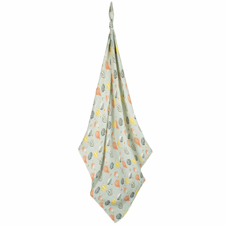 Milk Barn Vintage Balloons Swaddle Blanket