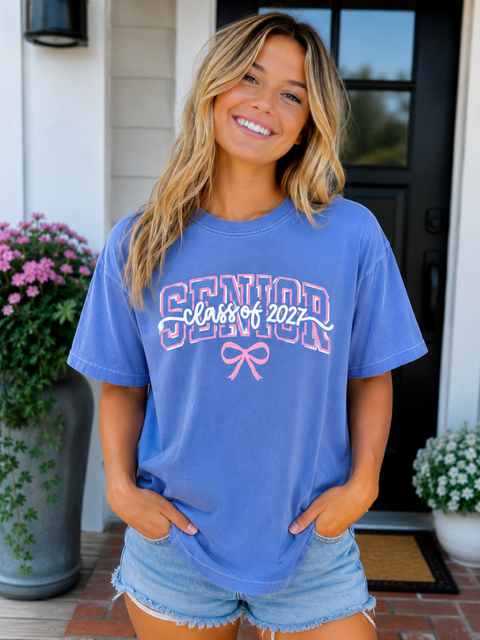 Senior 2027 Coquette Tee