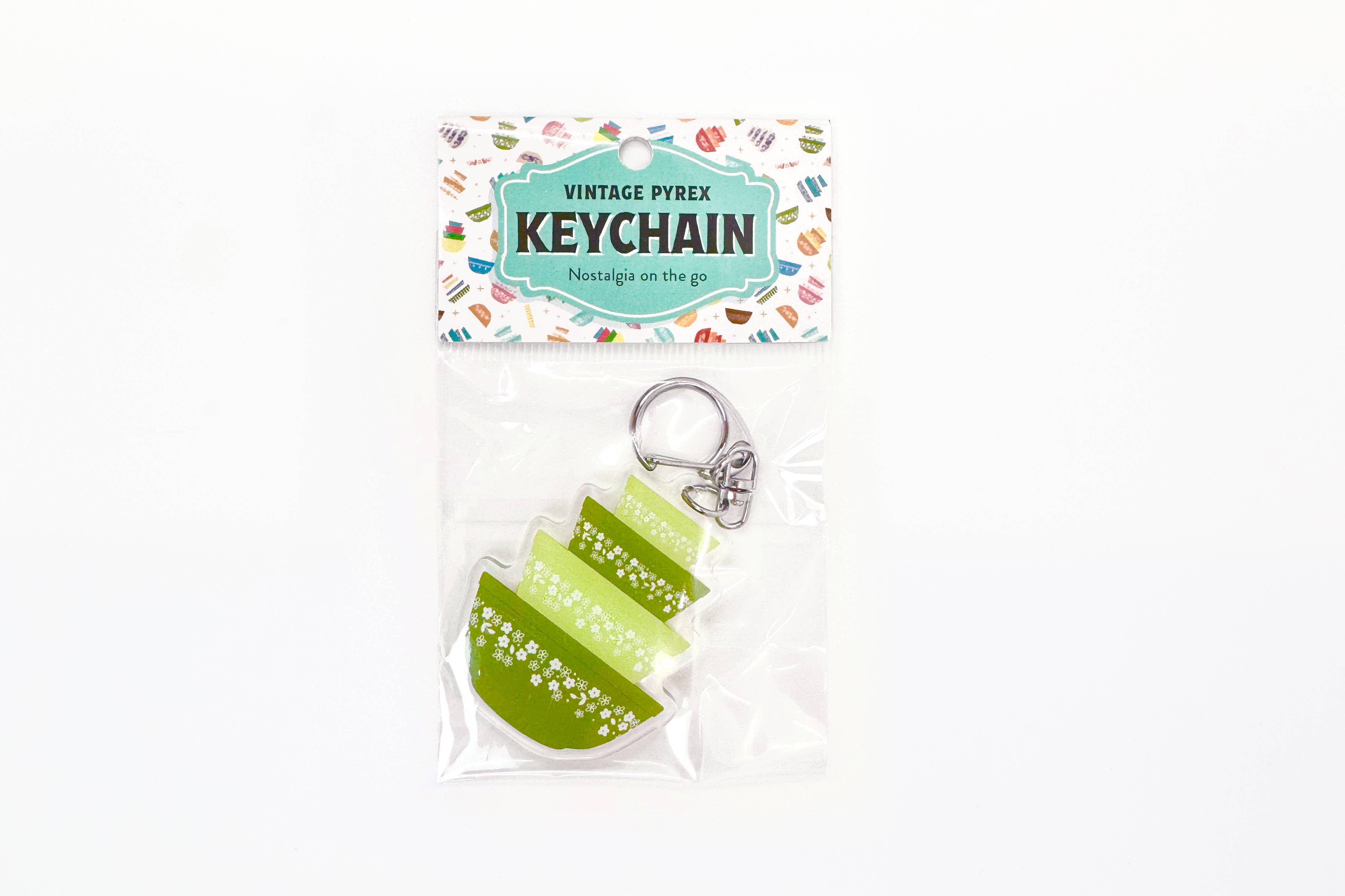 Pyrex-Inspired Mixing Bowl Keychains