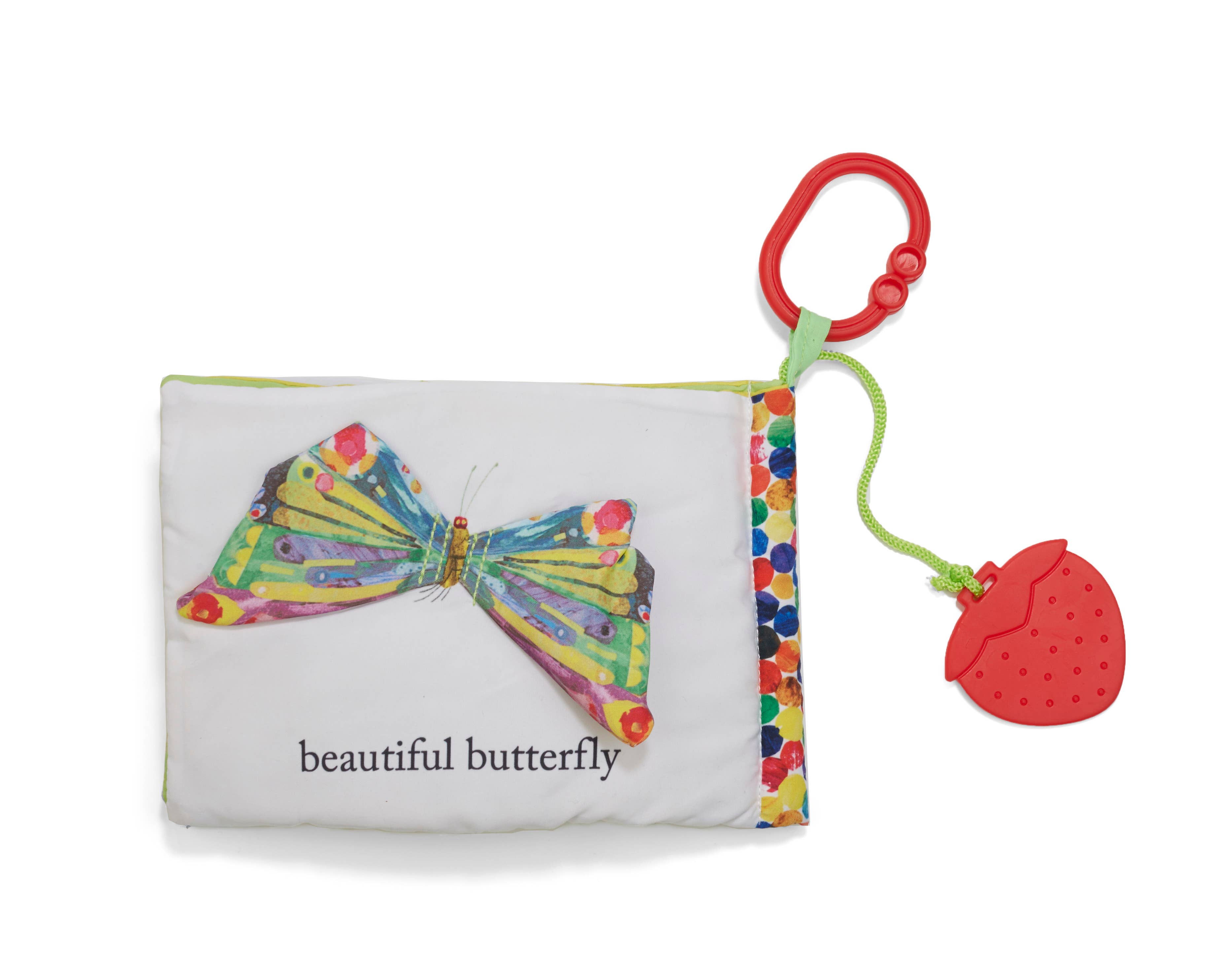 Very Hungry Caterpillar Soft Book W/ Strawberry Teether