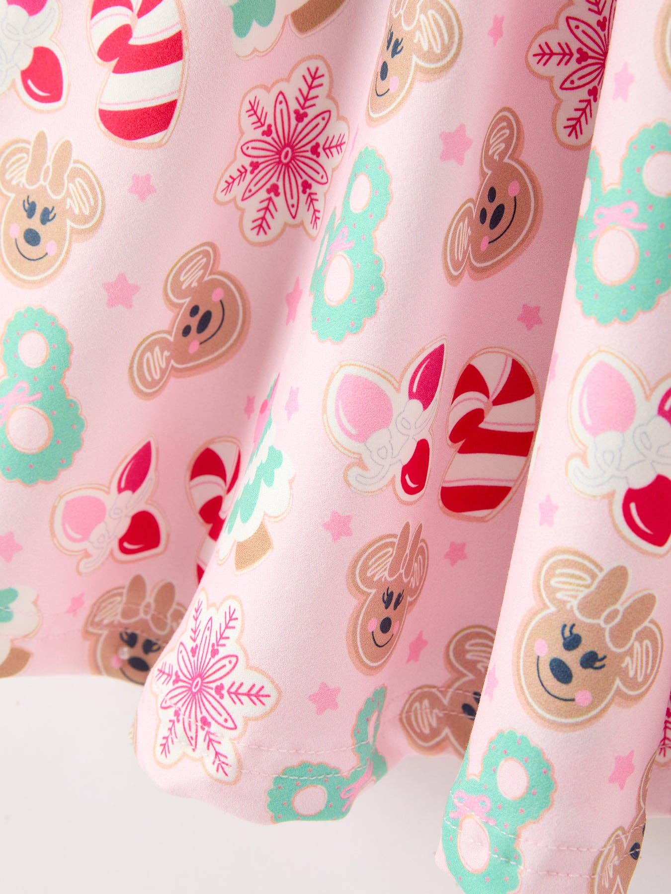 Disney Christmas Gingerbread Long Sleeve Twirl Dress