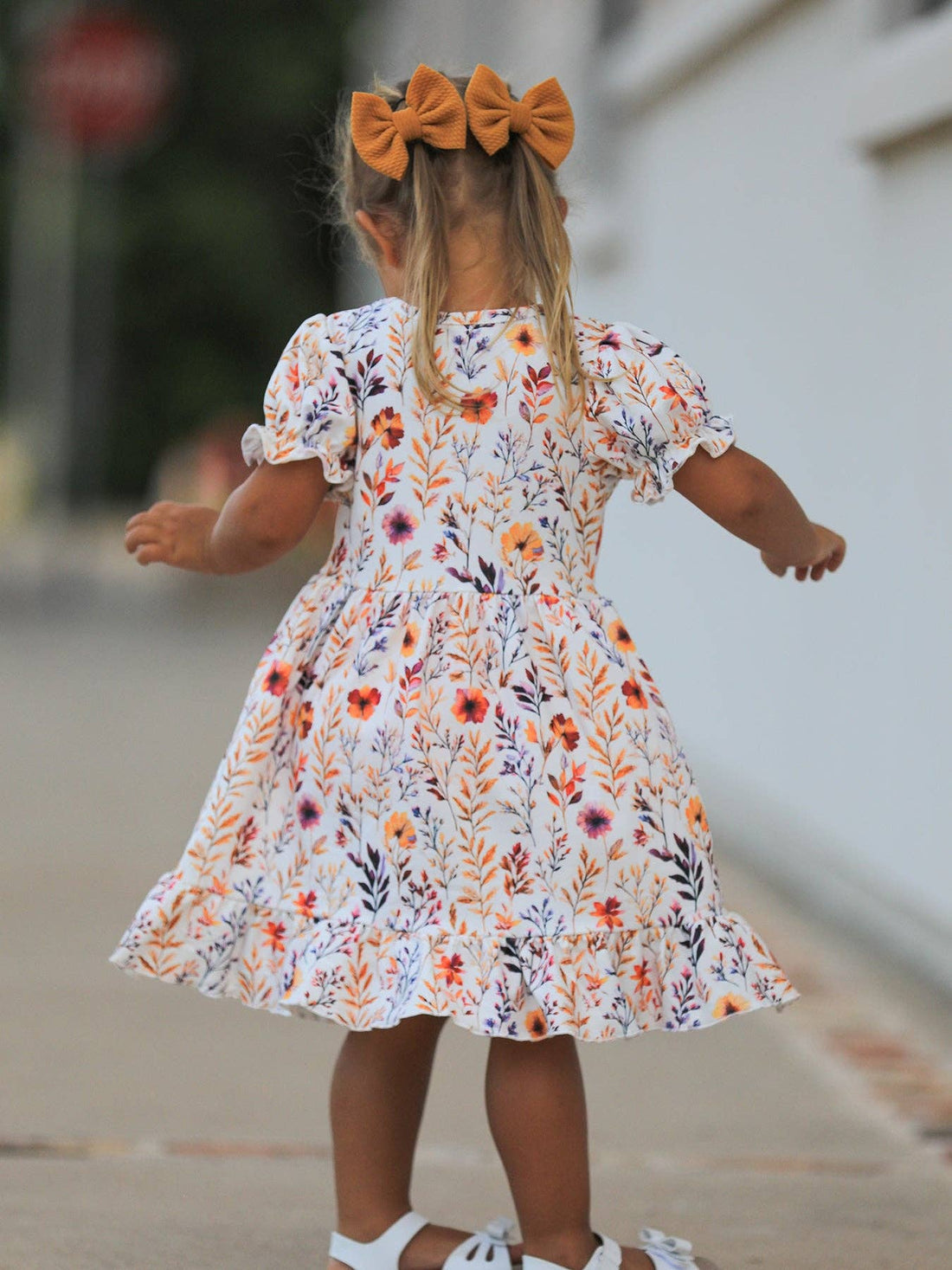 Fall Floral Dress