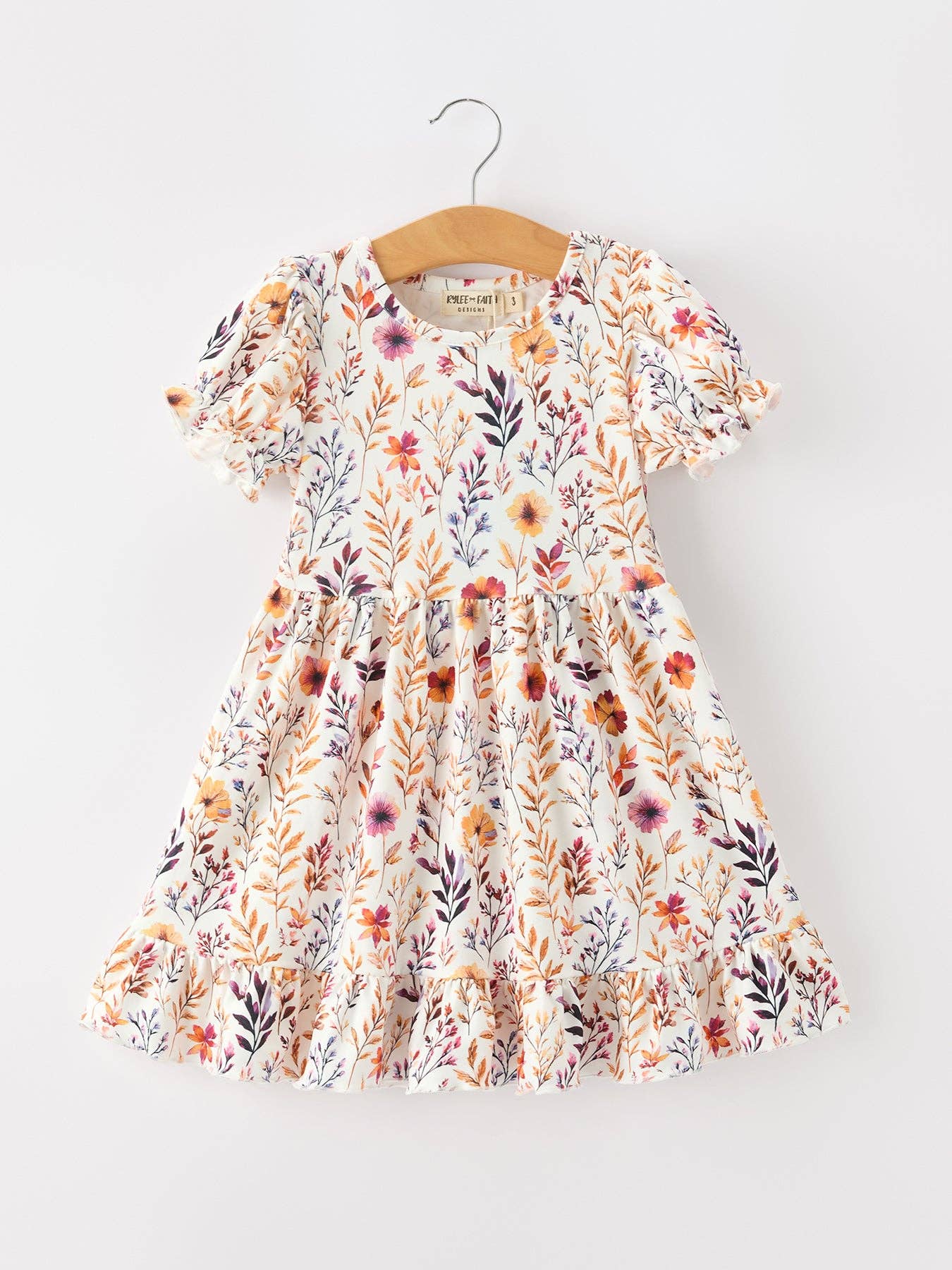 Fall Floral Dress
