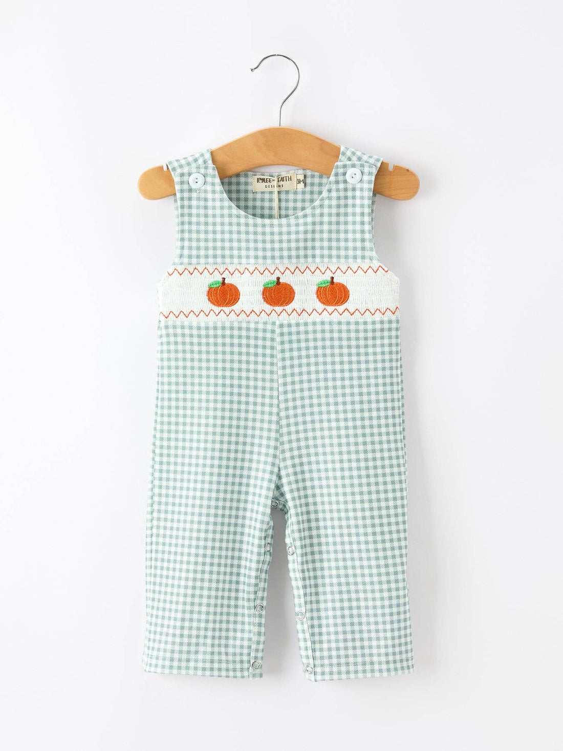 Pumpkin Embroidered Baby Boy JonJon