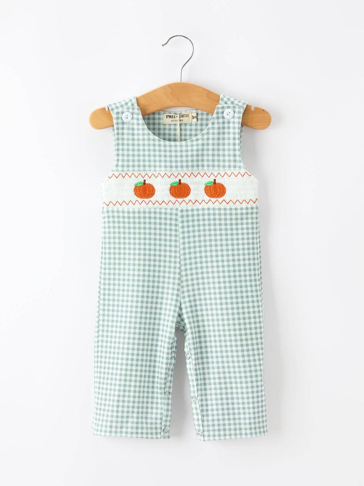 Pumpkin Embroidered Baby Boy JonJon