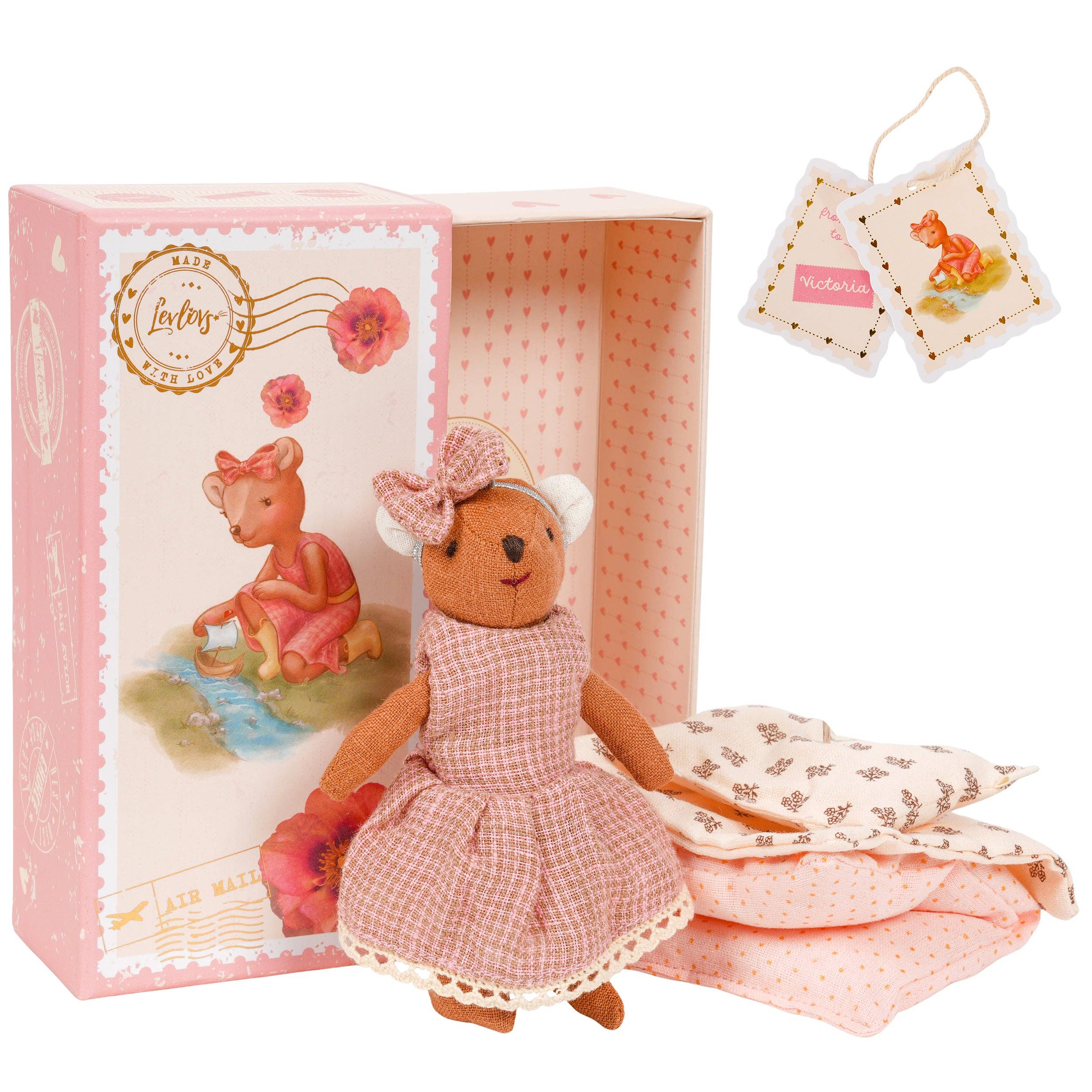 BEAR IN STAMP HOLDER Box