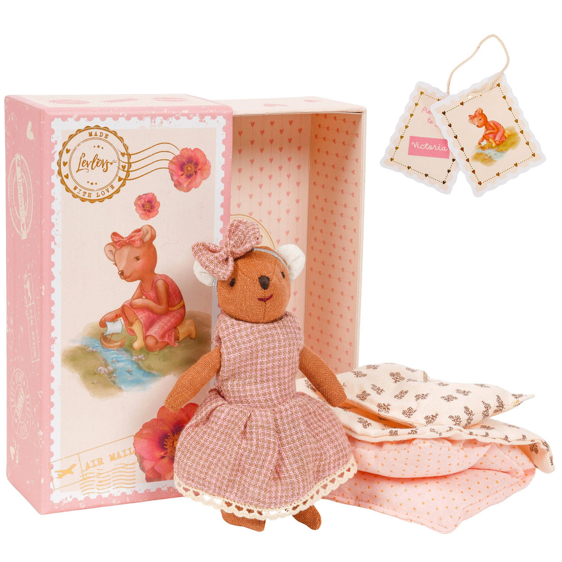 BEAR IN STAMP HOLDER Box