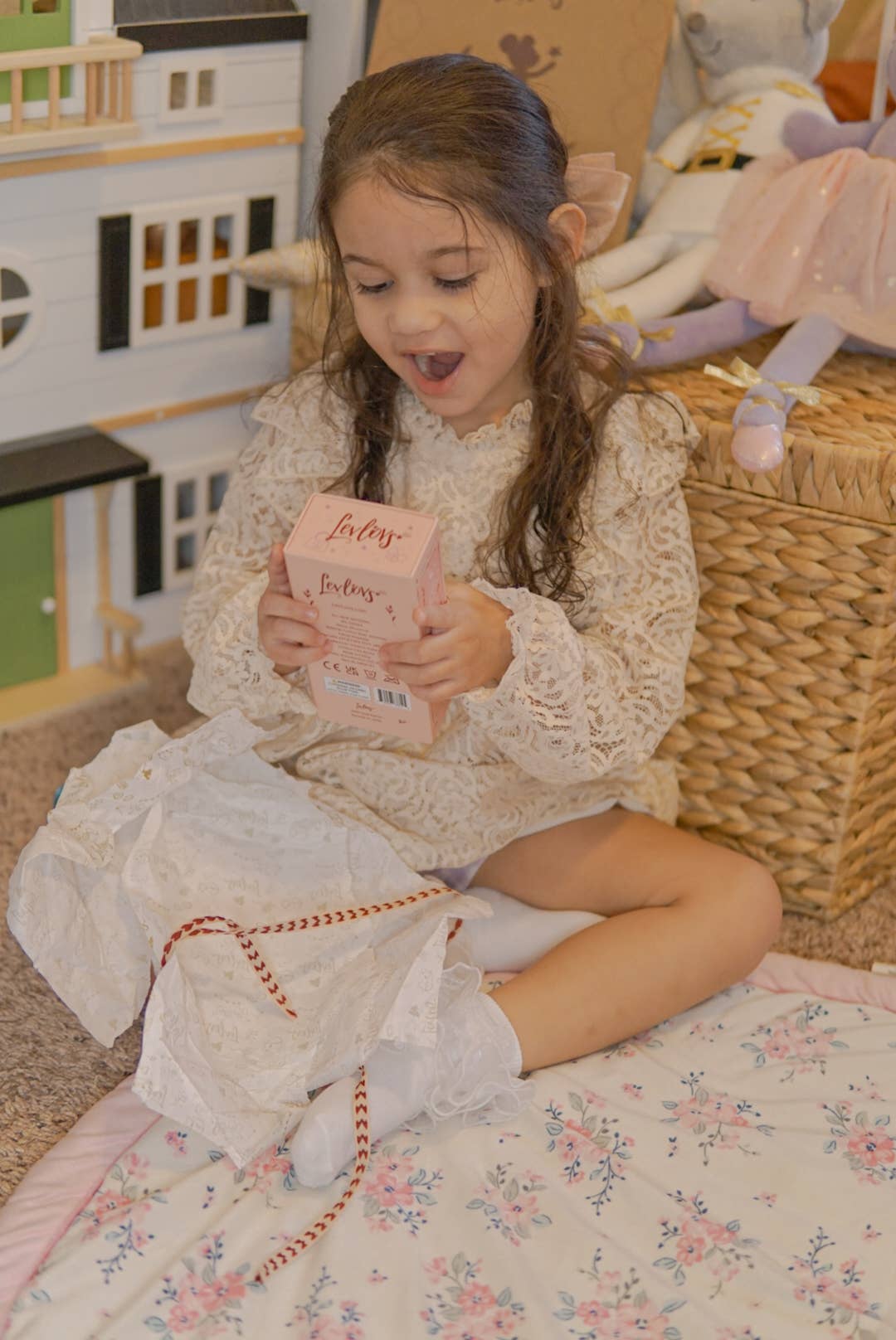 Mouse Lulu in a Box with the Bedding Summer Gift