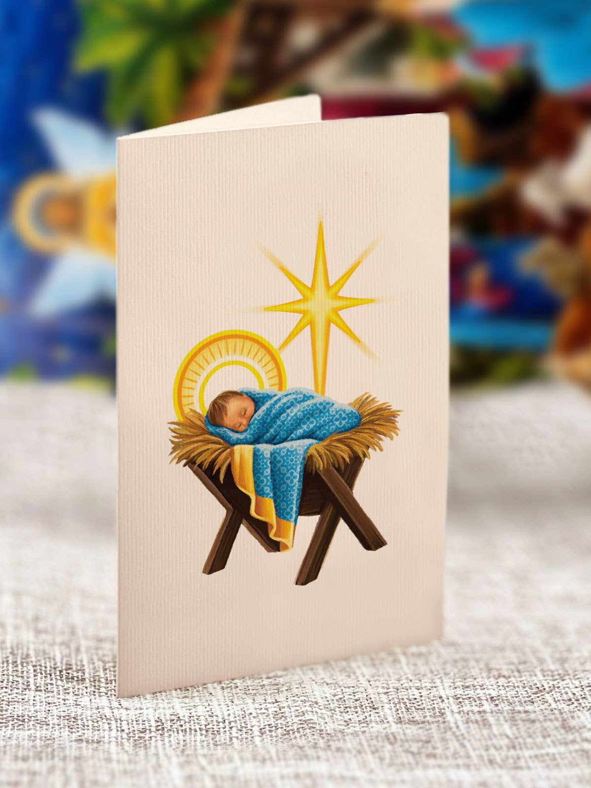 Starlit Nativity (6 Pop-up Greeting Cards)