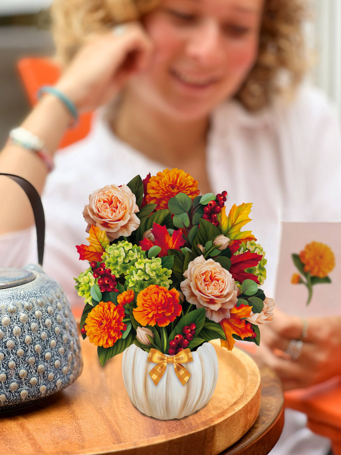 Mini Pumpkin Spice (10 Pop-up Greeting Cards)