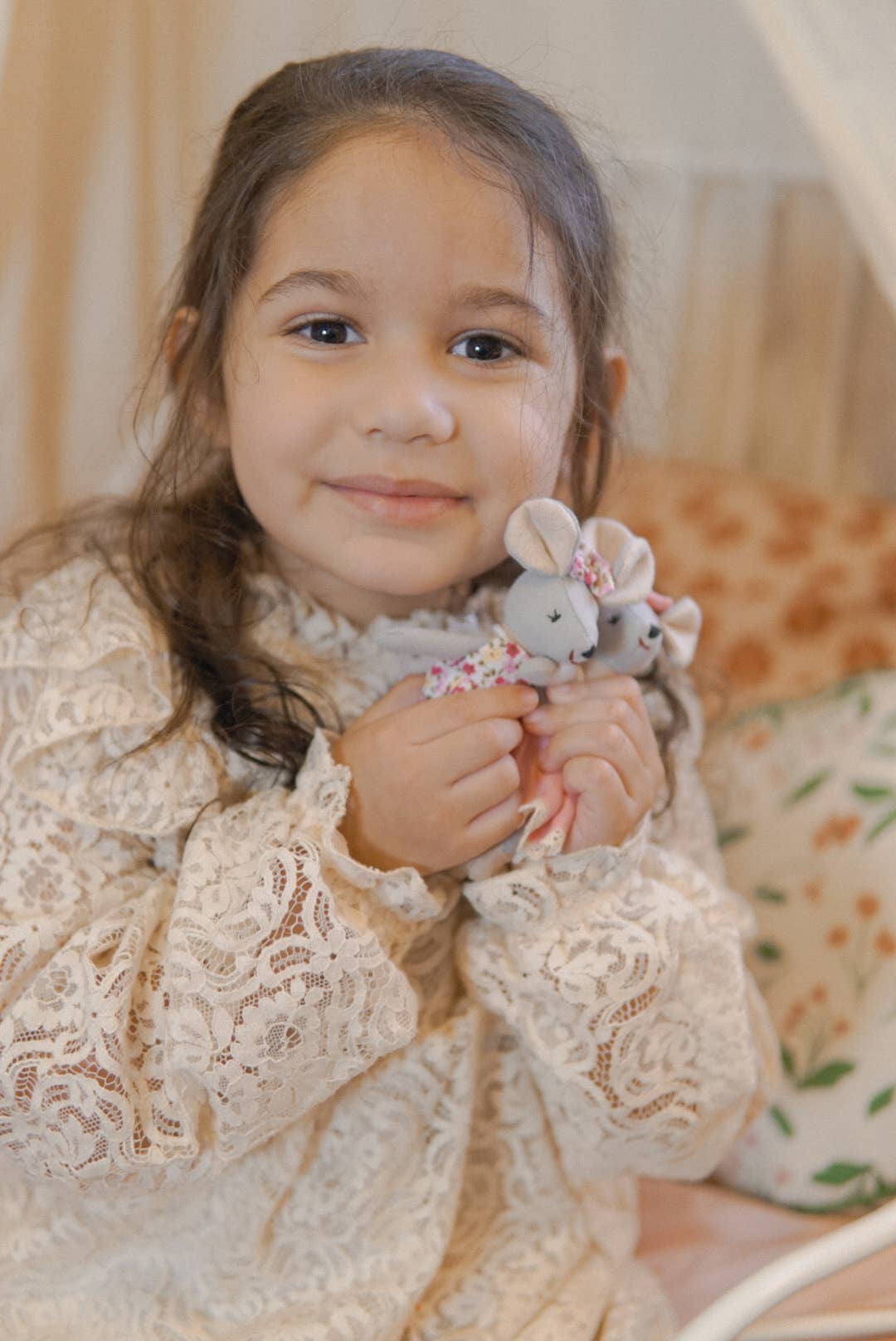 Mouse Lulu in a Box with the Bedding Summer Gift