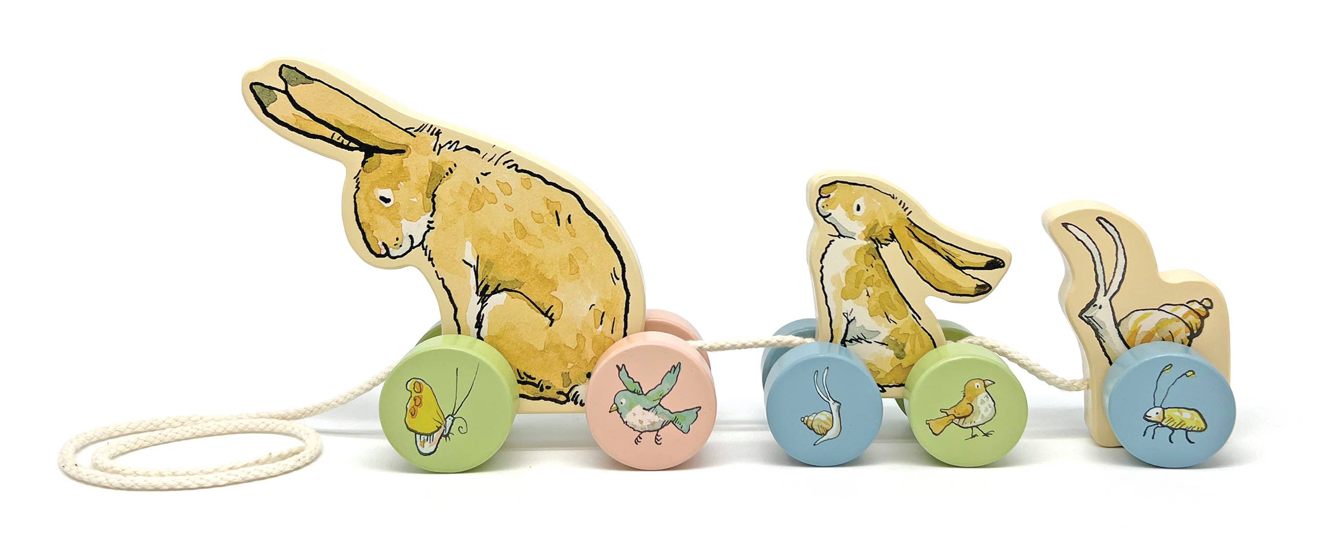 Guess How Much I Love You Wooden Pull Toy