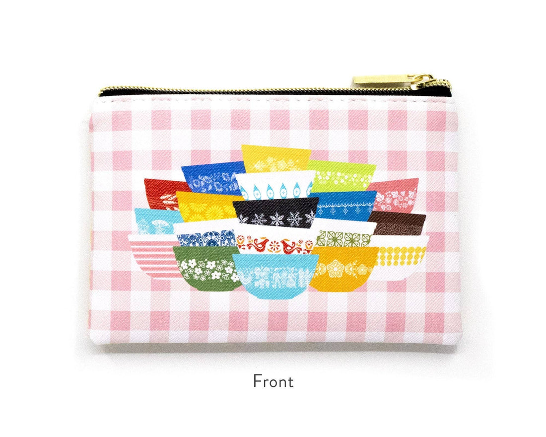 Pyrex-Inspired Zipper Pouch – Retro Zipper Bag