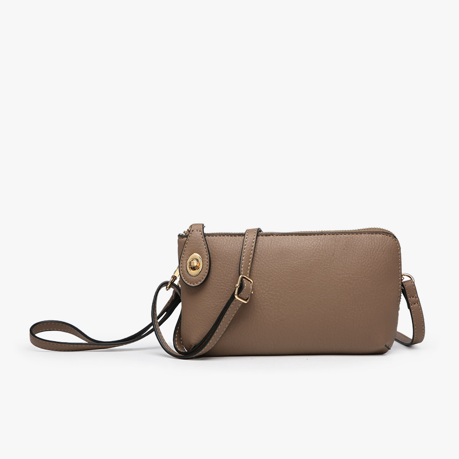 Kendall Crossbody/Wristlet w/ Twist Lock Closure