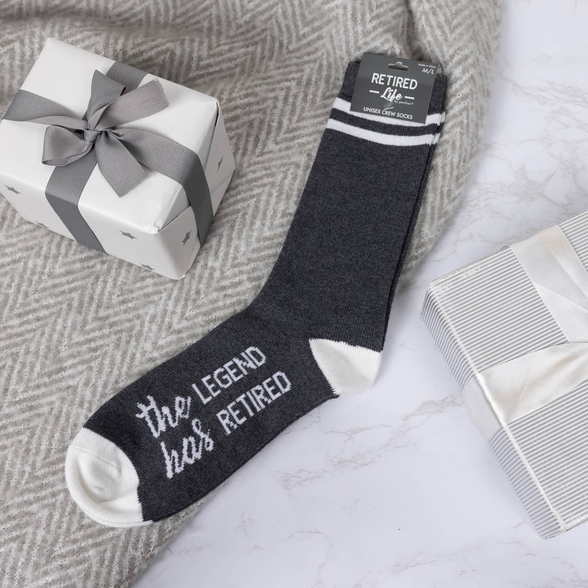 The Legend - Crew Socks, Size S/M