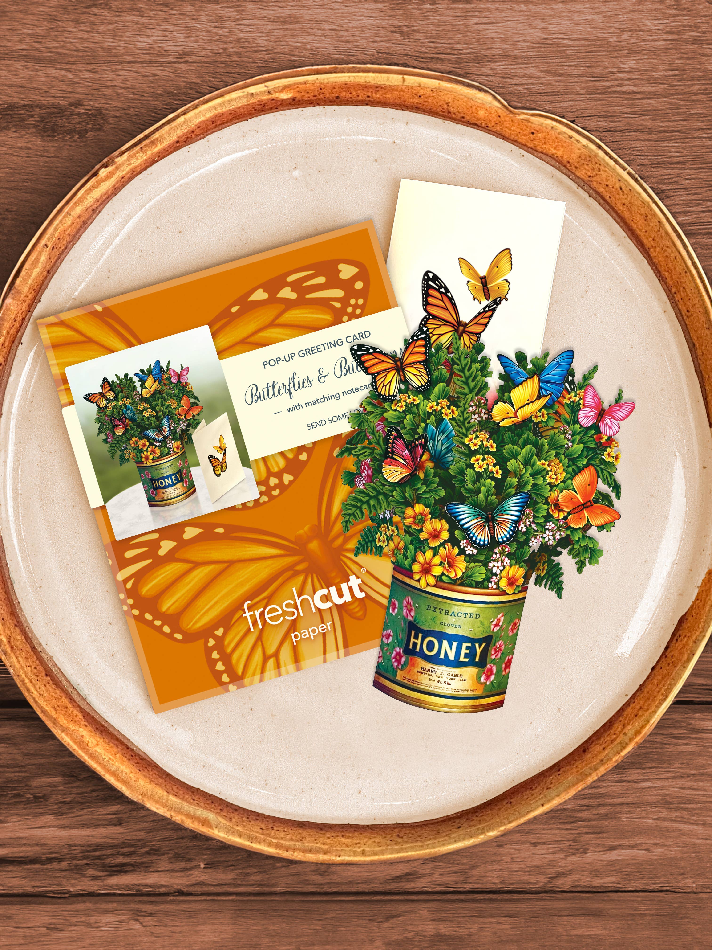 Mini Butterflies & Buttercups (10 Pop-up Greeting Cards)