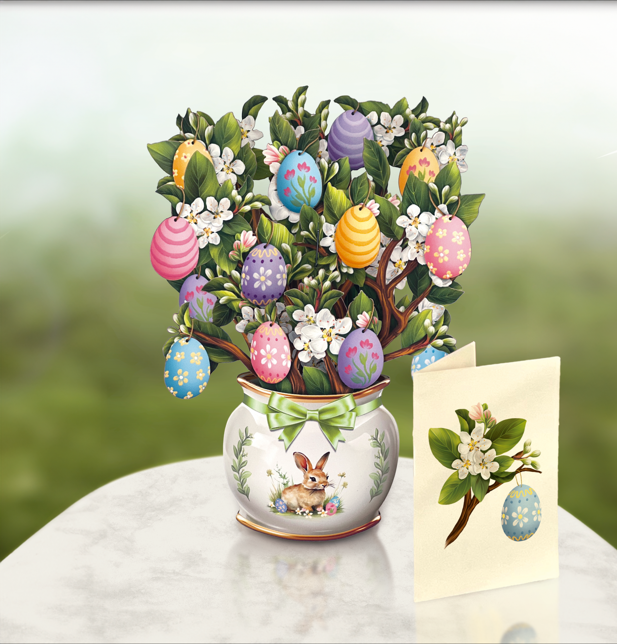 Mini Easter Egg Tree (10 Pop-up Greeting Cards)