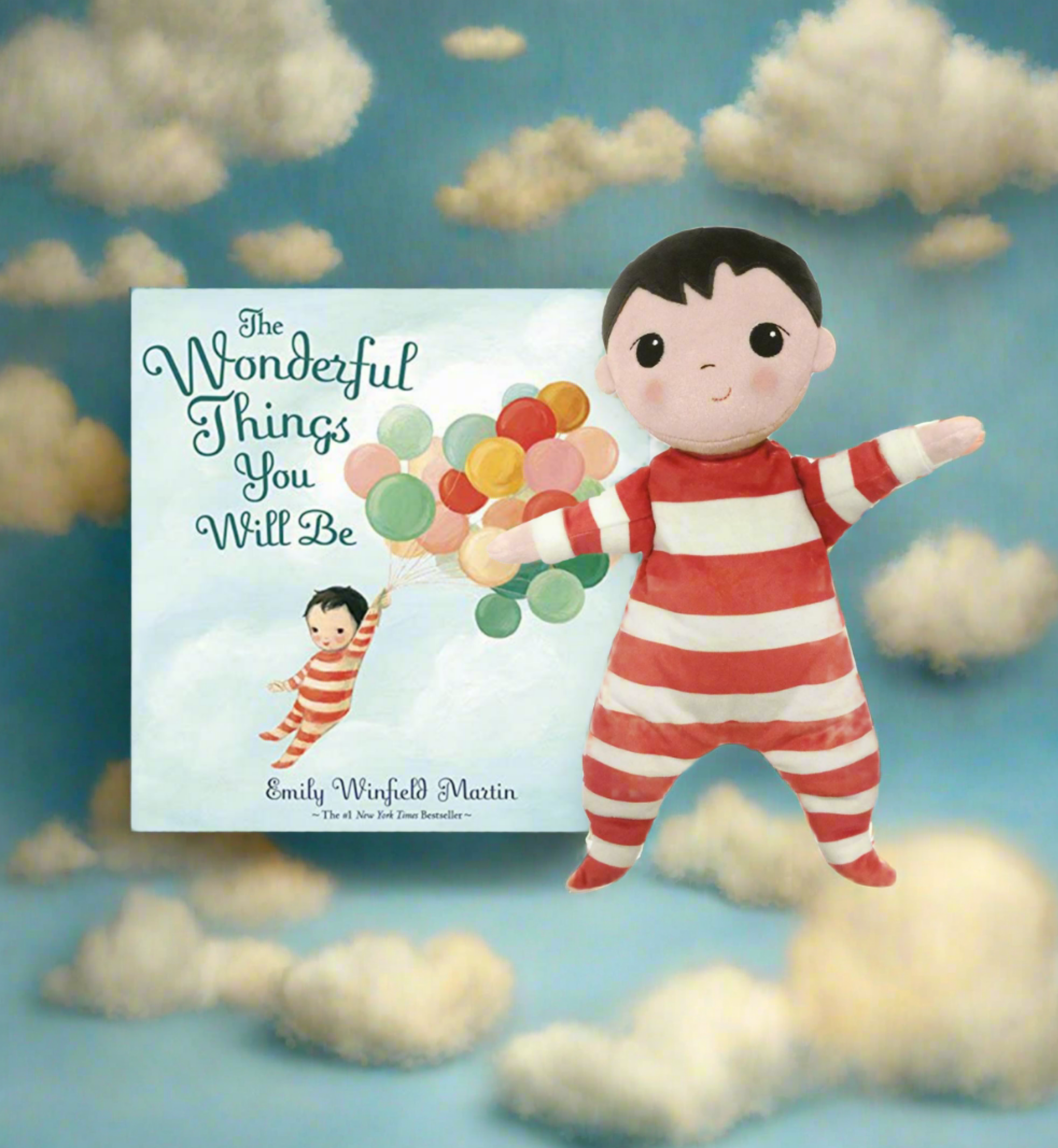 The Wonderful Things You Will Be Doll with hardcover book