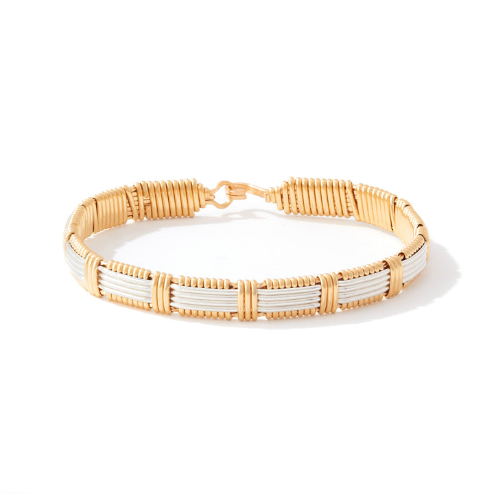 Ronaldo Silver and Gold Adore Bracelet