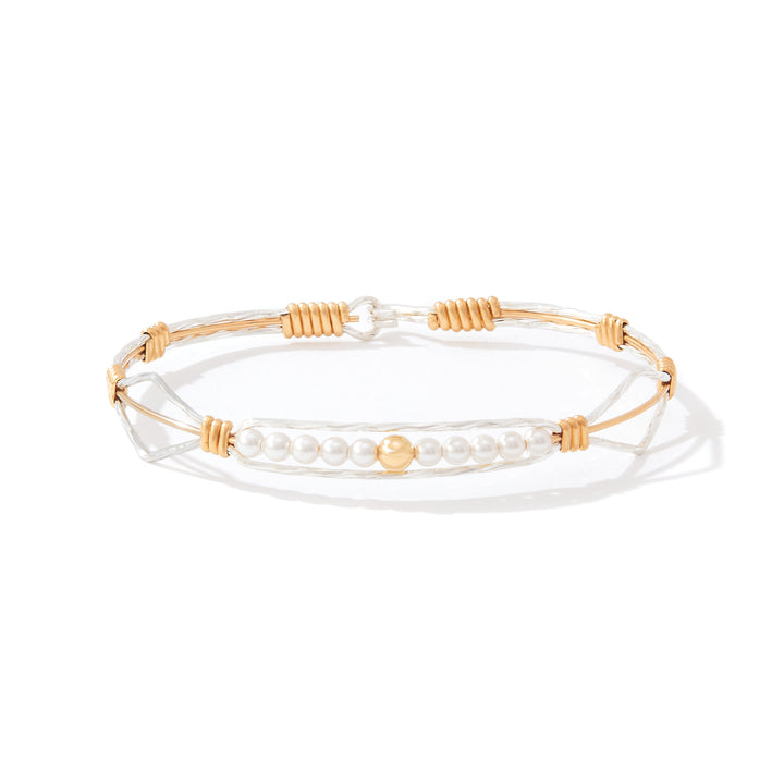 Ronaldo Silver and Gold Angels on Earth Bracelet