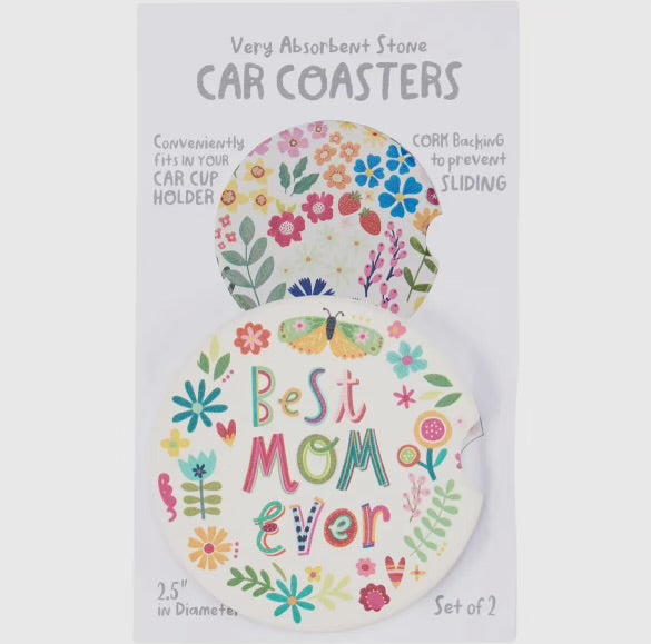Best Mom Ever Car Coaster