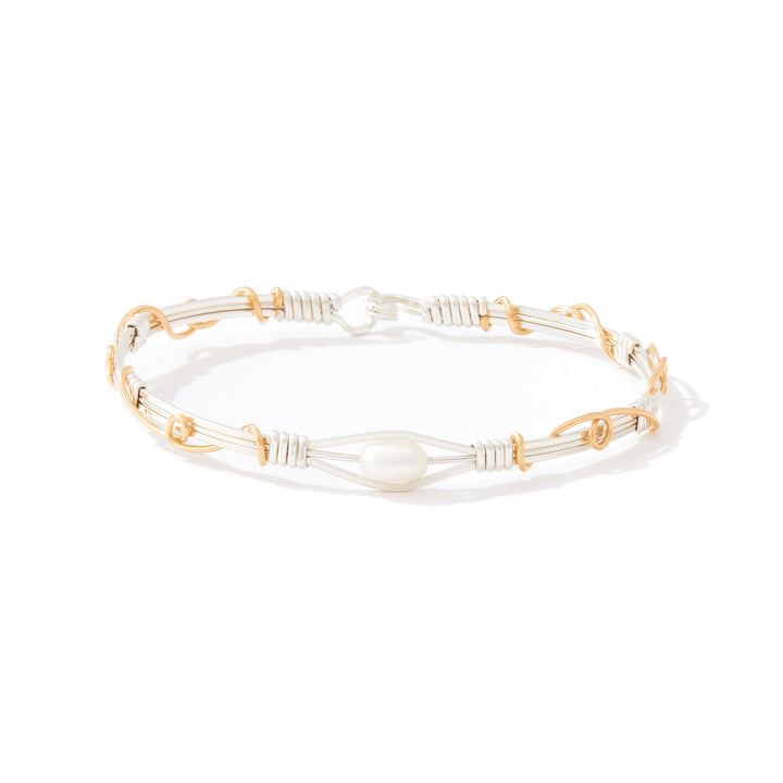 Ronaldo Silver and Gold Free Spirit Bracelet
