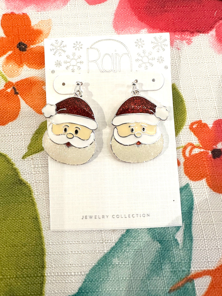Rain Santa Silver Earrings