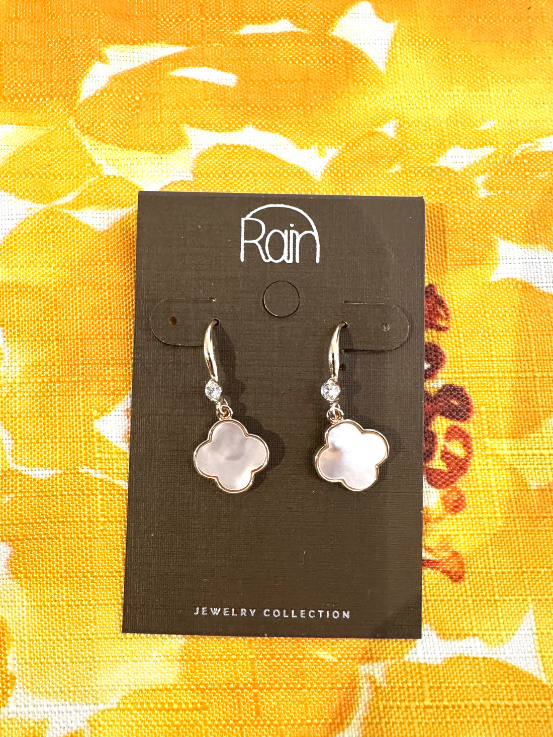 Rain Clover Silver & Gold Earrings