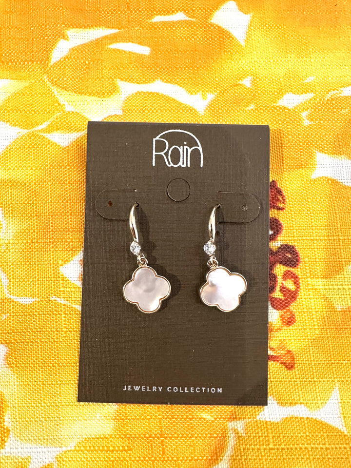 Rain Clover Silver & Gold Earrings