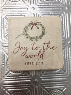 Luke 2:10 Scripture Stone