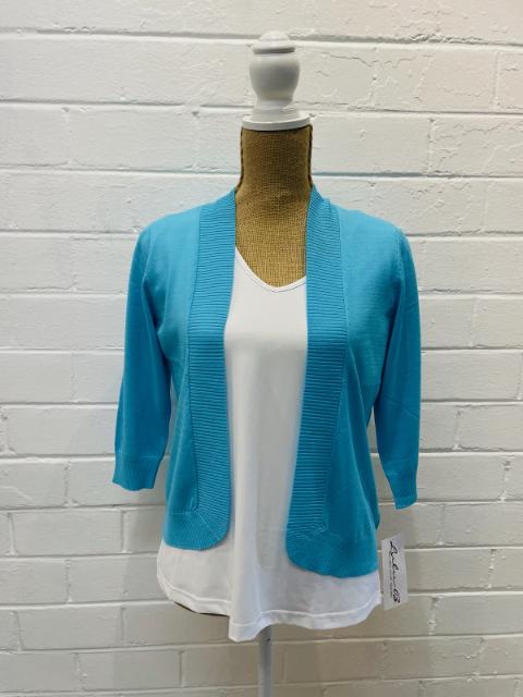 Lulu-B Lightweight Turquoise Cardigan Sweater