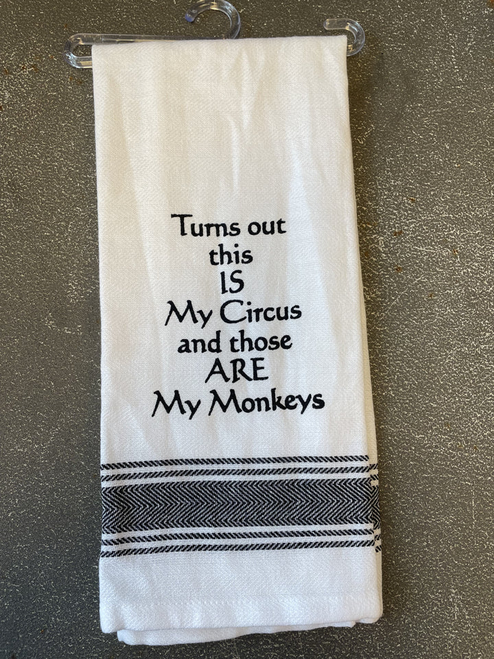 This is my Circus Tea Towel