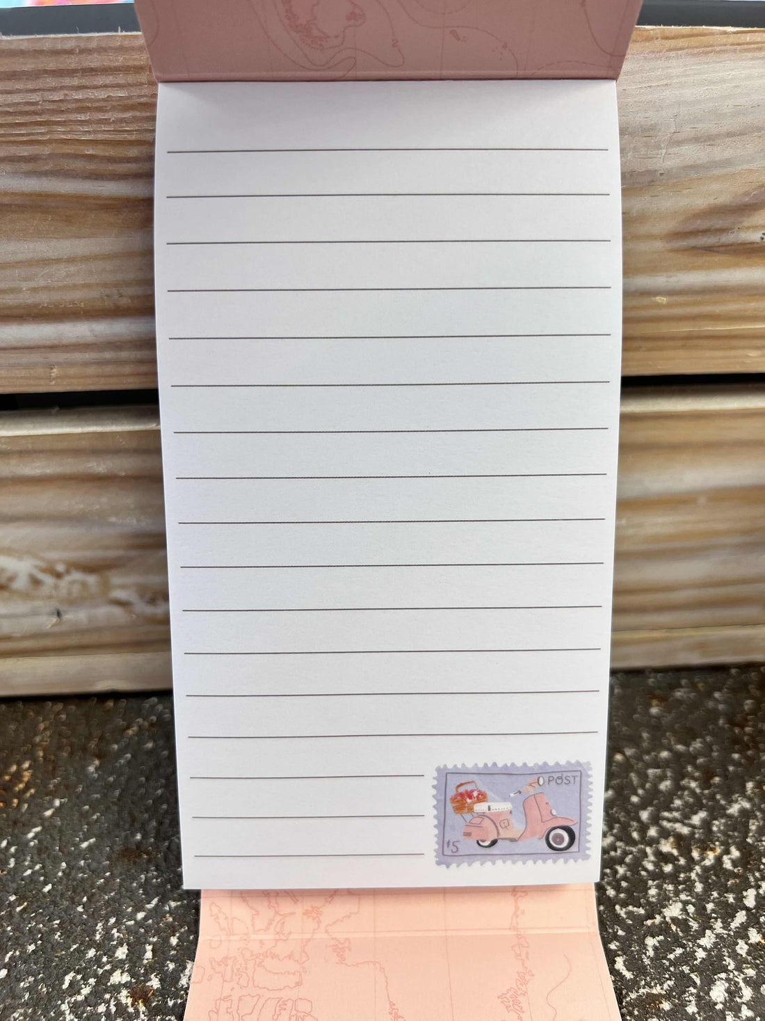 75 Sheet Adventure Awaits Magnetic Notepad